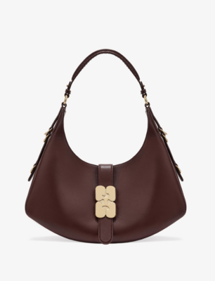Bolso Ganni Kat mediano marron